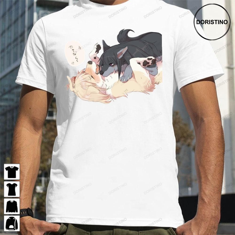 Lycoris Recoil Chisato Kurumi Takina Black Hair Anime Dogkawaii Limited Edition T-shirts